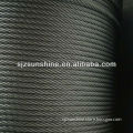 zinc Carbon Steel / Galvanized Steel Wire Rope 8 x 19S + FC